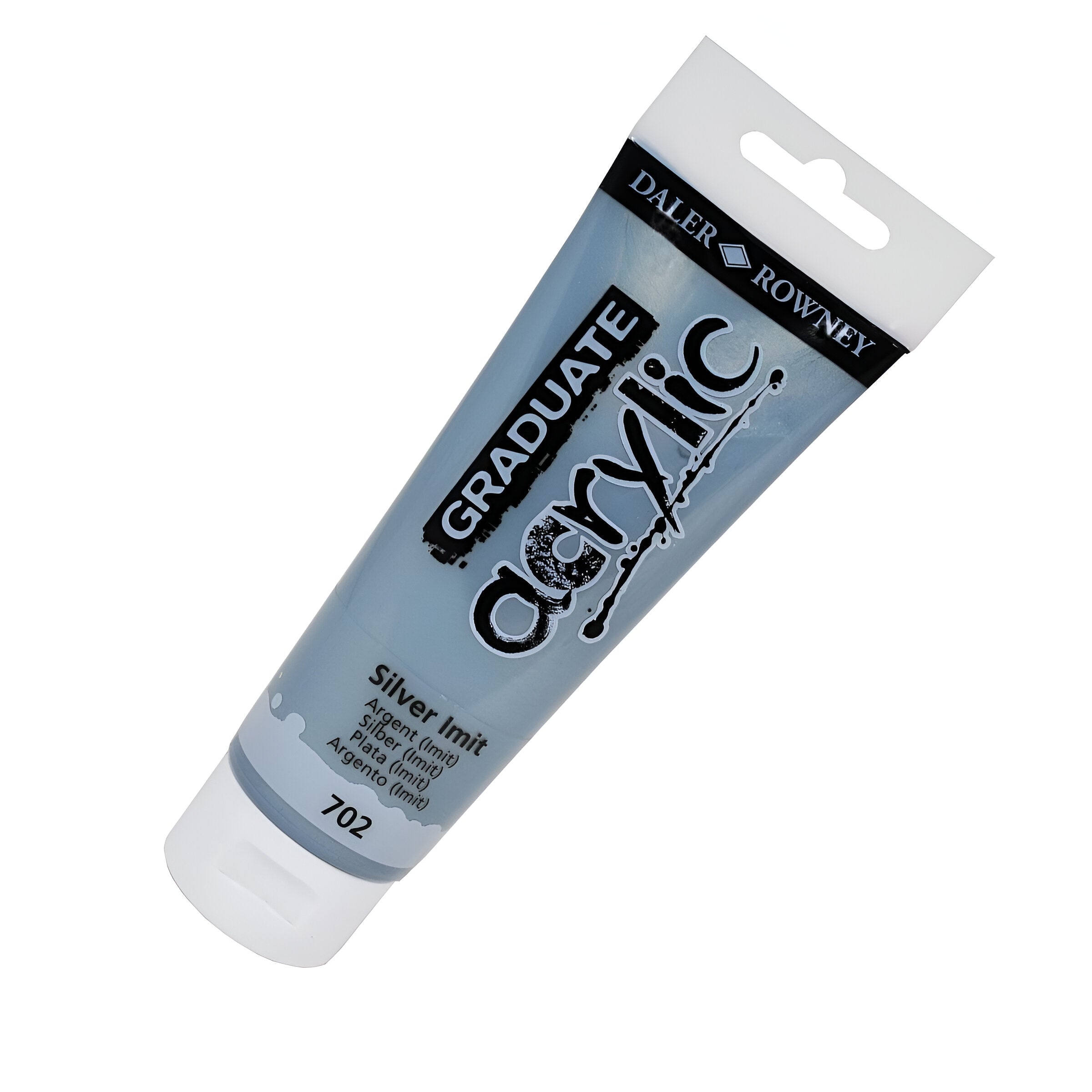 Tinta Acrílica Graduate 120ml Daler & Rowney - 702 Silver