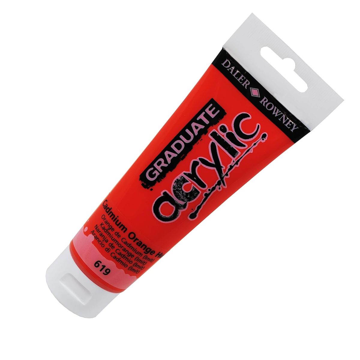 Tinta Acrílica Graduate 120ml Daler & Rowney - 619 Cadmium Orange Hue