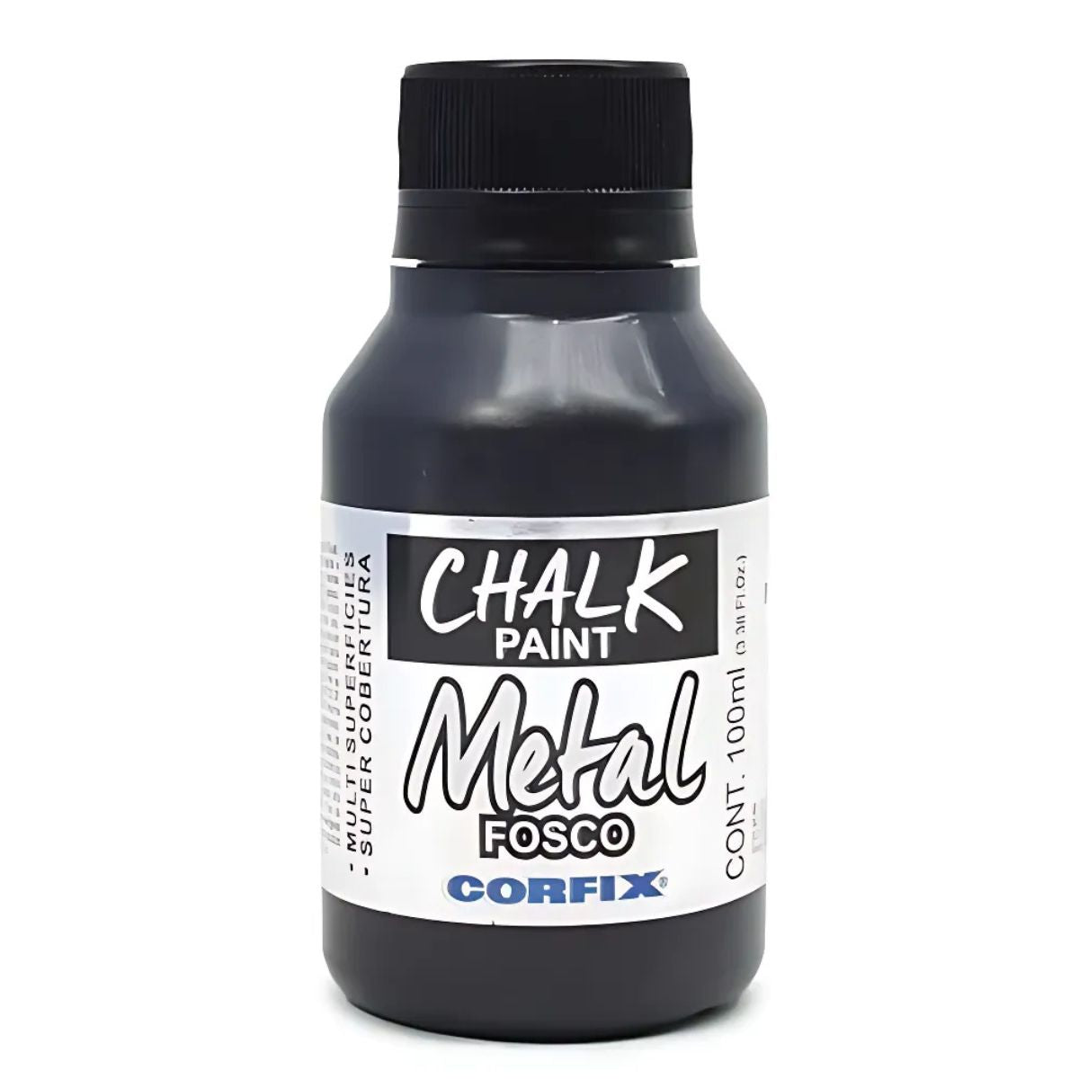 Tinta Chalk Paint Metálica Fosca Corfix 100ml - 23111