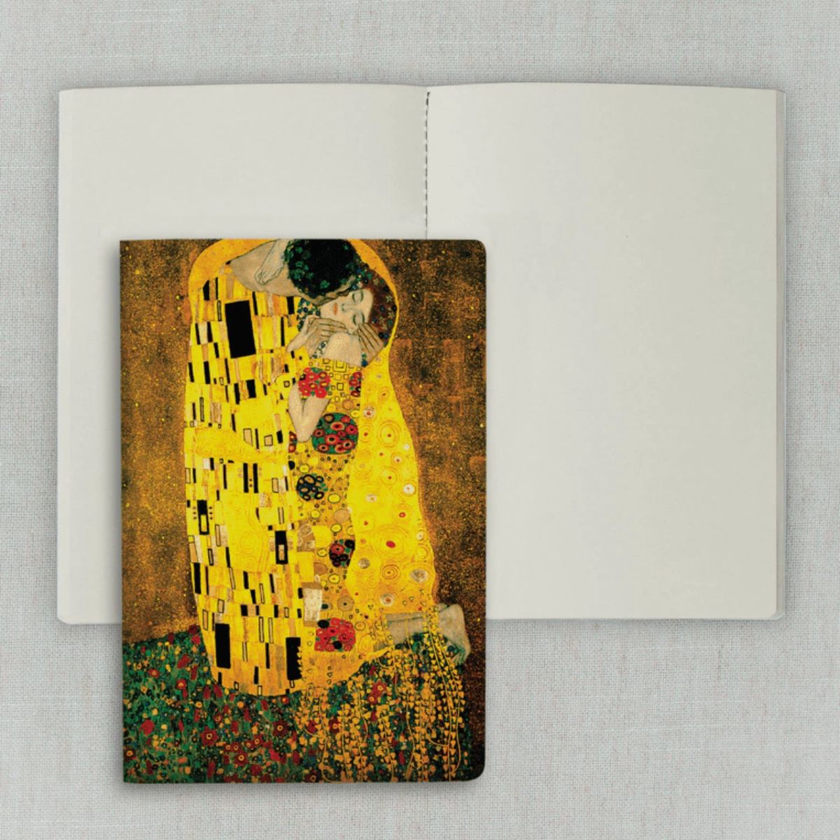Caderno Journal Folk Books 13,5x9 sem Pauta o Beijo 