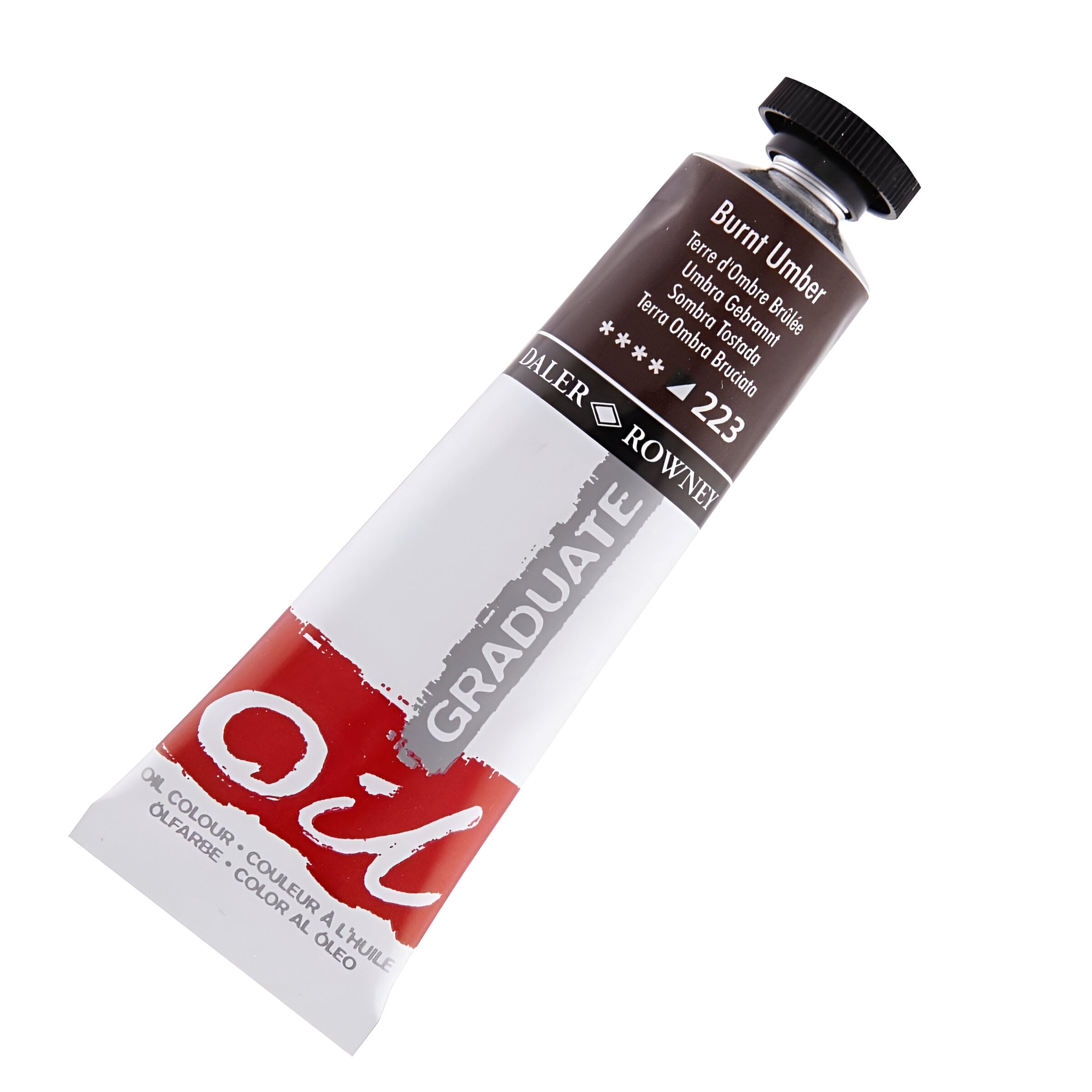 Tinta Oleo Graduate 38ml 223 - Terra Sombra Queimada