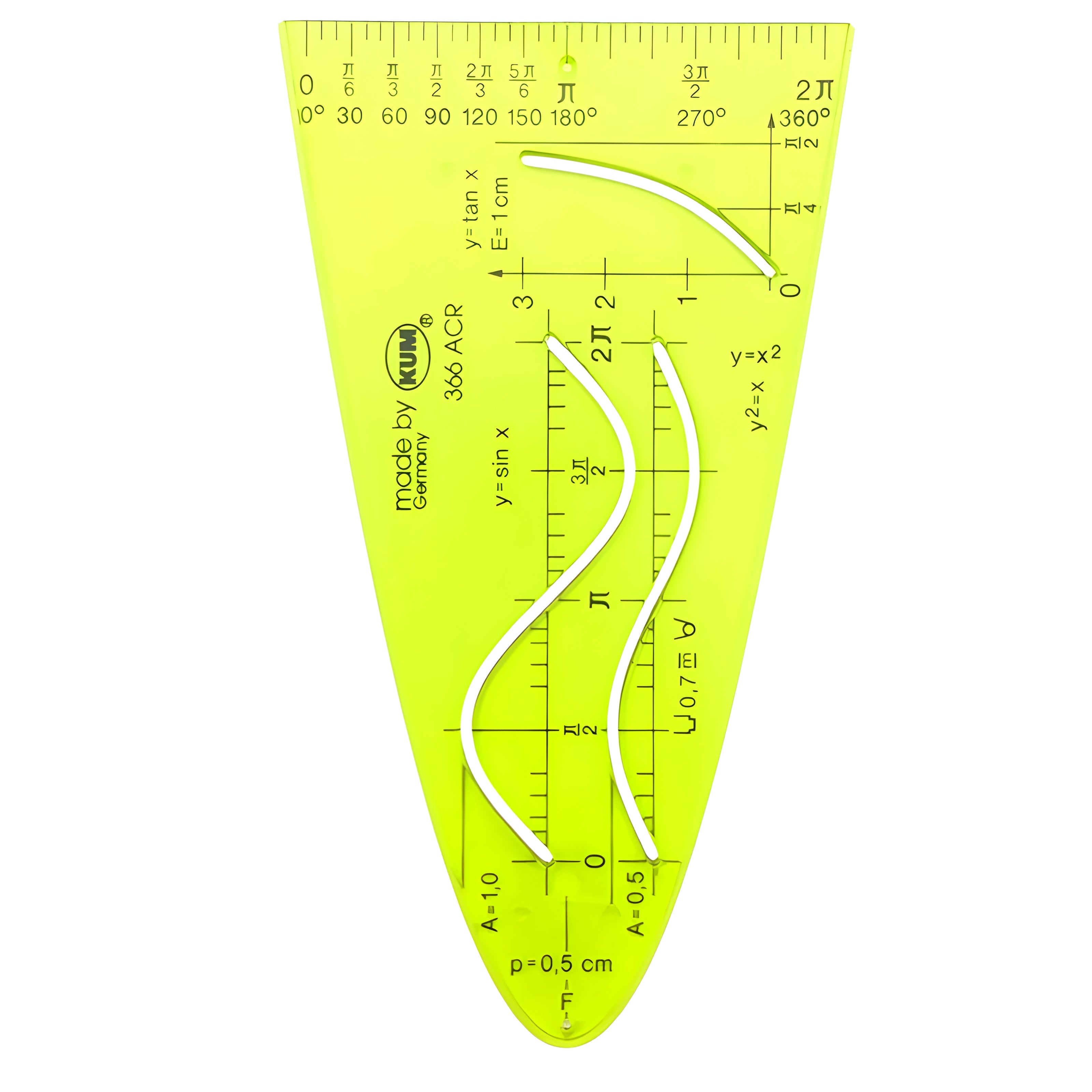 Molde para Parabola 366 Acrilico Amarelo Kum