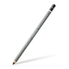 Lápis Carvão Staedtler Lumograph 3 Unidades e 1 Esfuminho