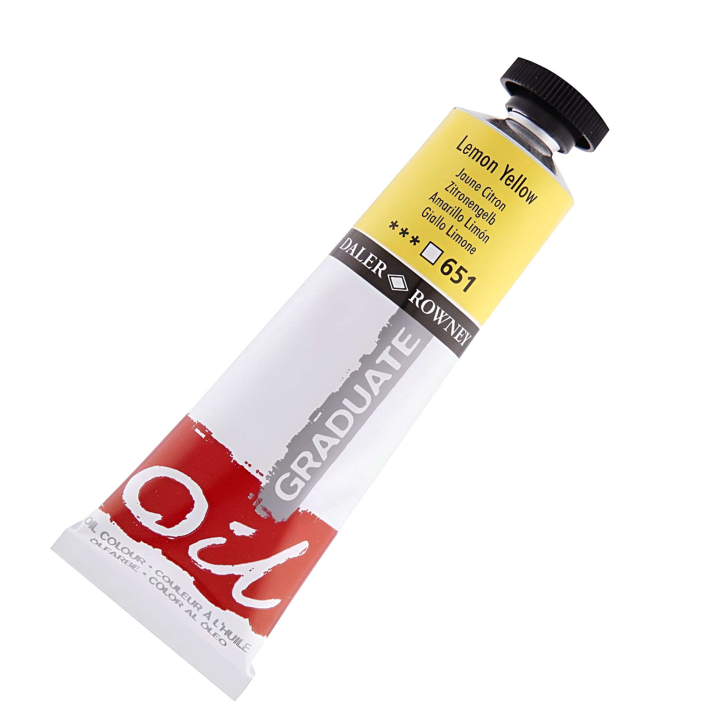 Tinta Oleo Graduate 38ml 651 - Lemon Yellow