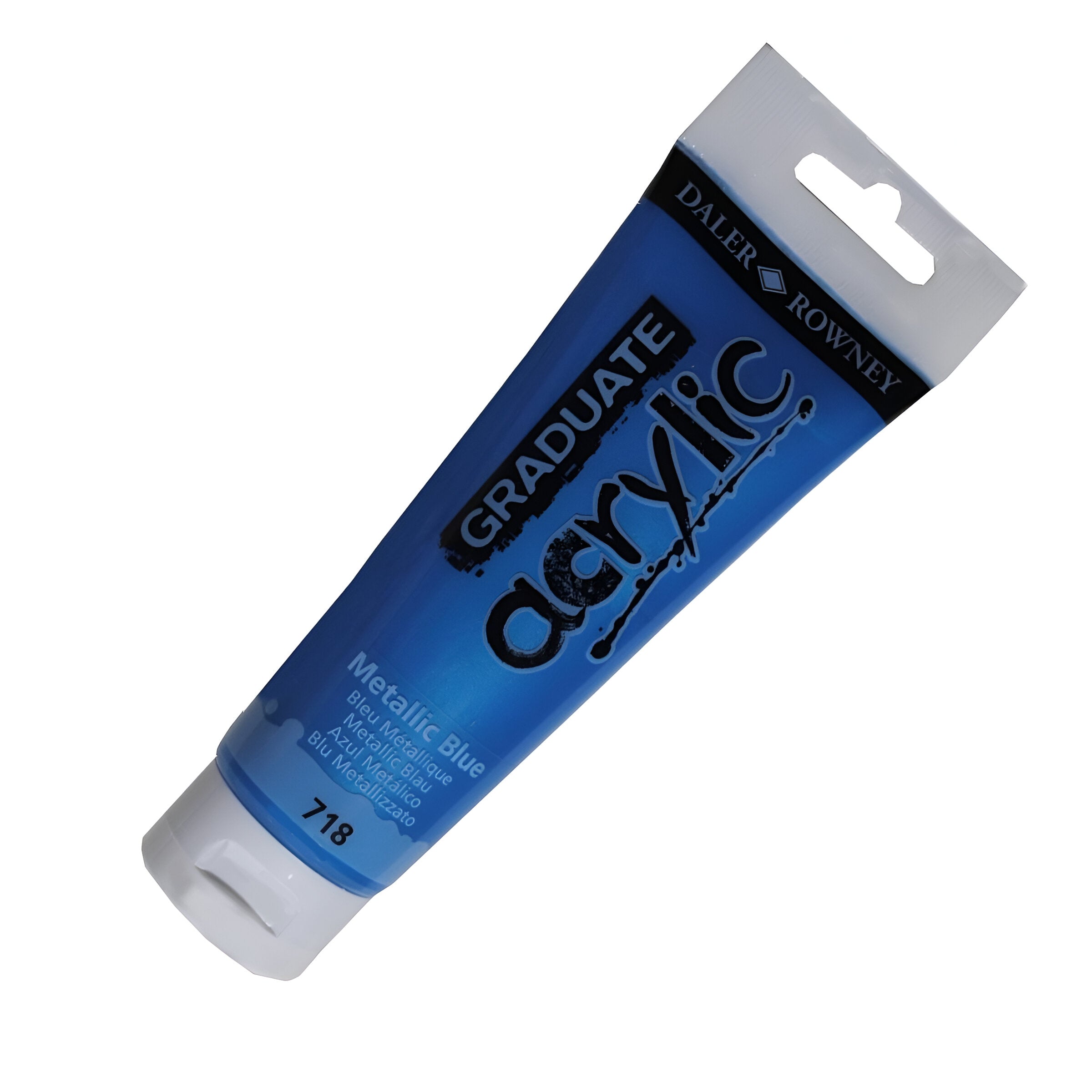 Tinta Acrílica Graduate 120ml Daler & Rowney - 718 Metallic Blue