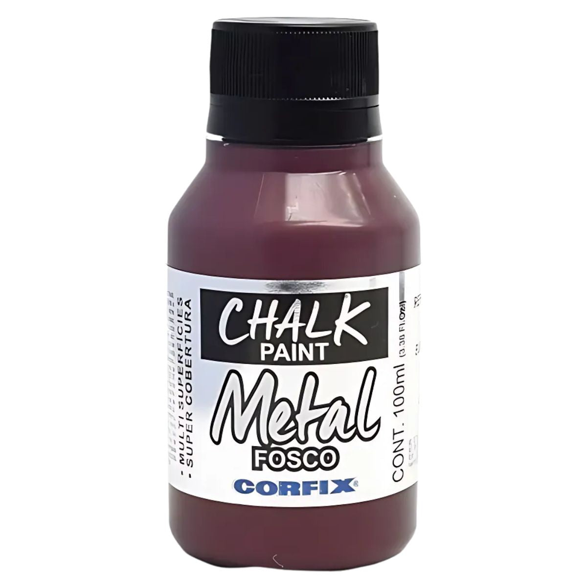 Tinta Chalk Paint Metálica Fosca Corfix 100ml - 23111