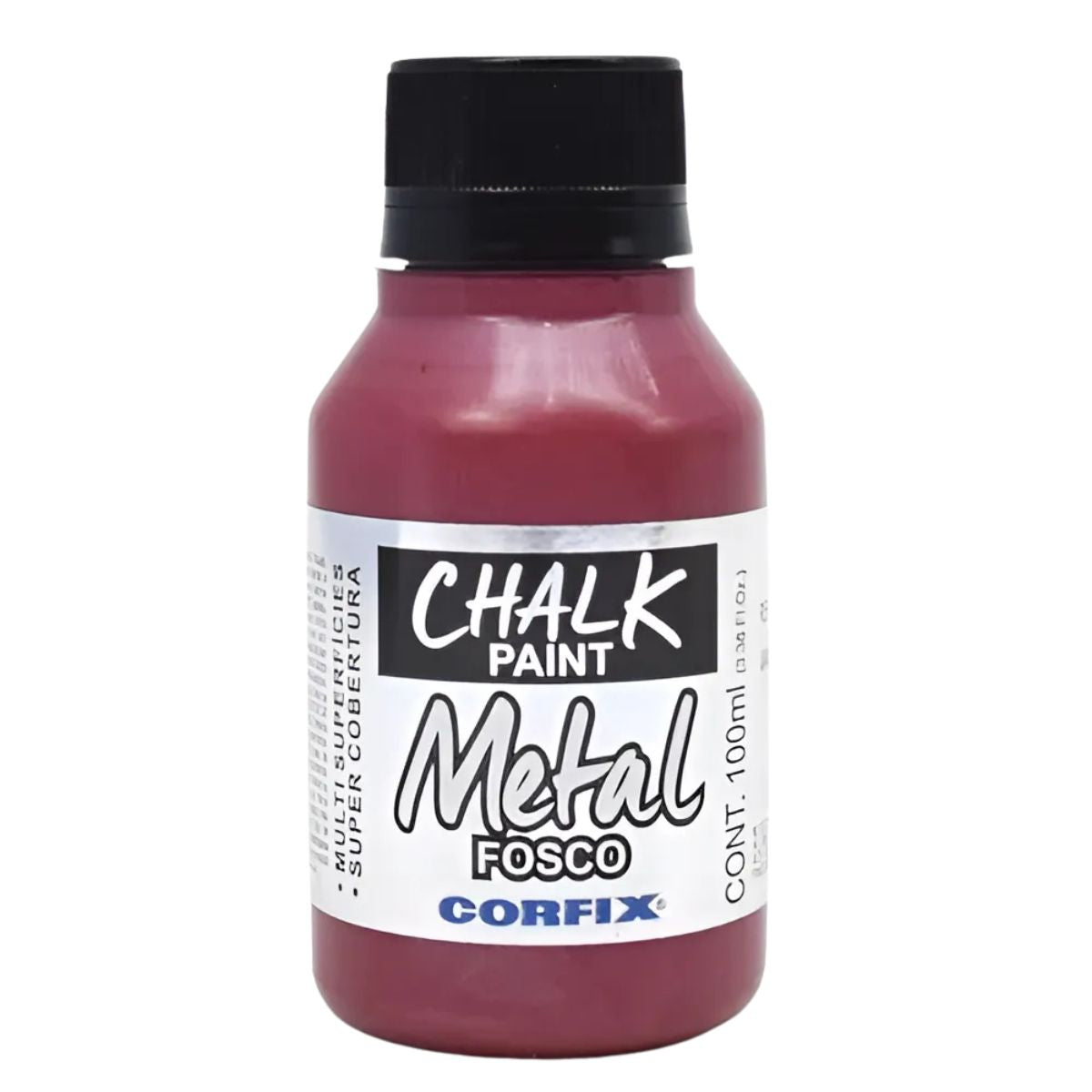Tinta Chalk Paint Metálica Fosca Corfix 100ml - 23111