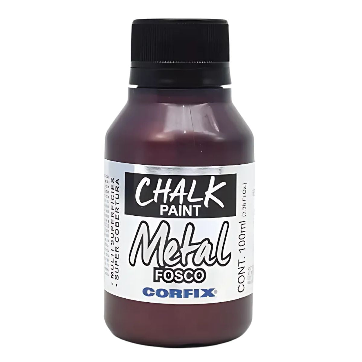 Tinta Chalk Paint Metálica Fosca Corfix 100ml - 23111