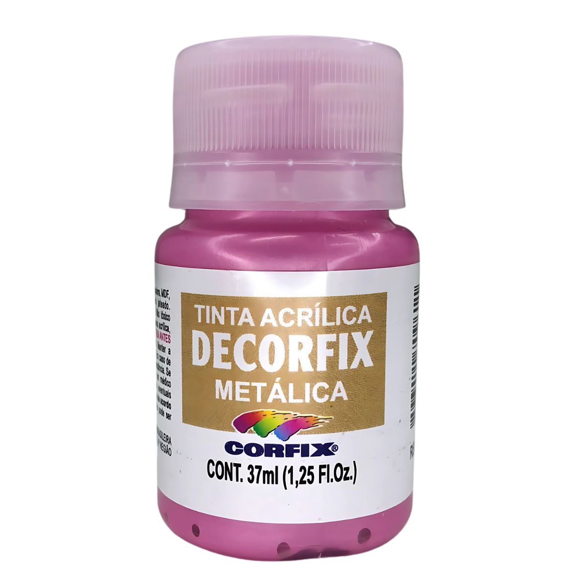 Tinta Acrílica Decorfix Corfix Metálica 37ml - 16040