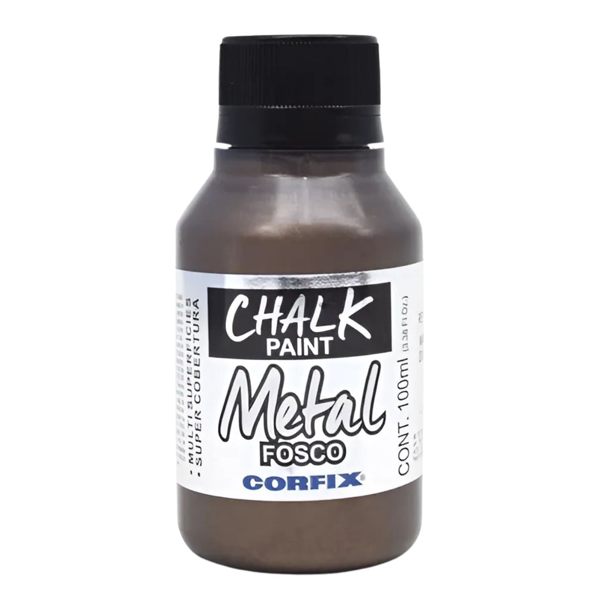 Tinta Chalk Paint Metálica Fosca Corfix 100ml - 23111