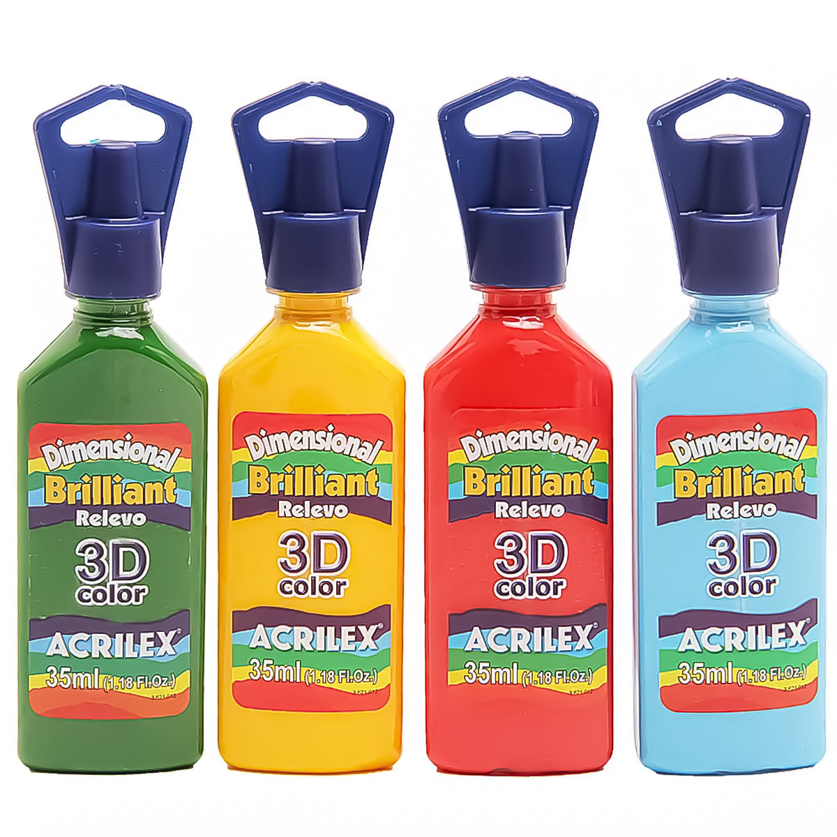Tinta Dimensional Relevo Acrilex Brilhante 35ml 