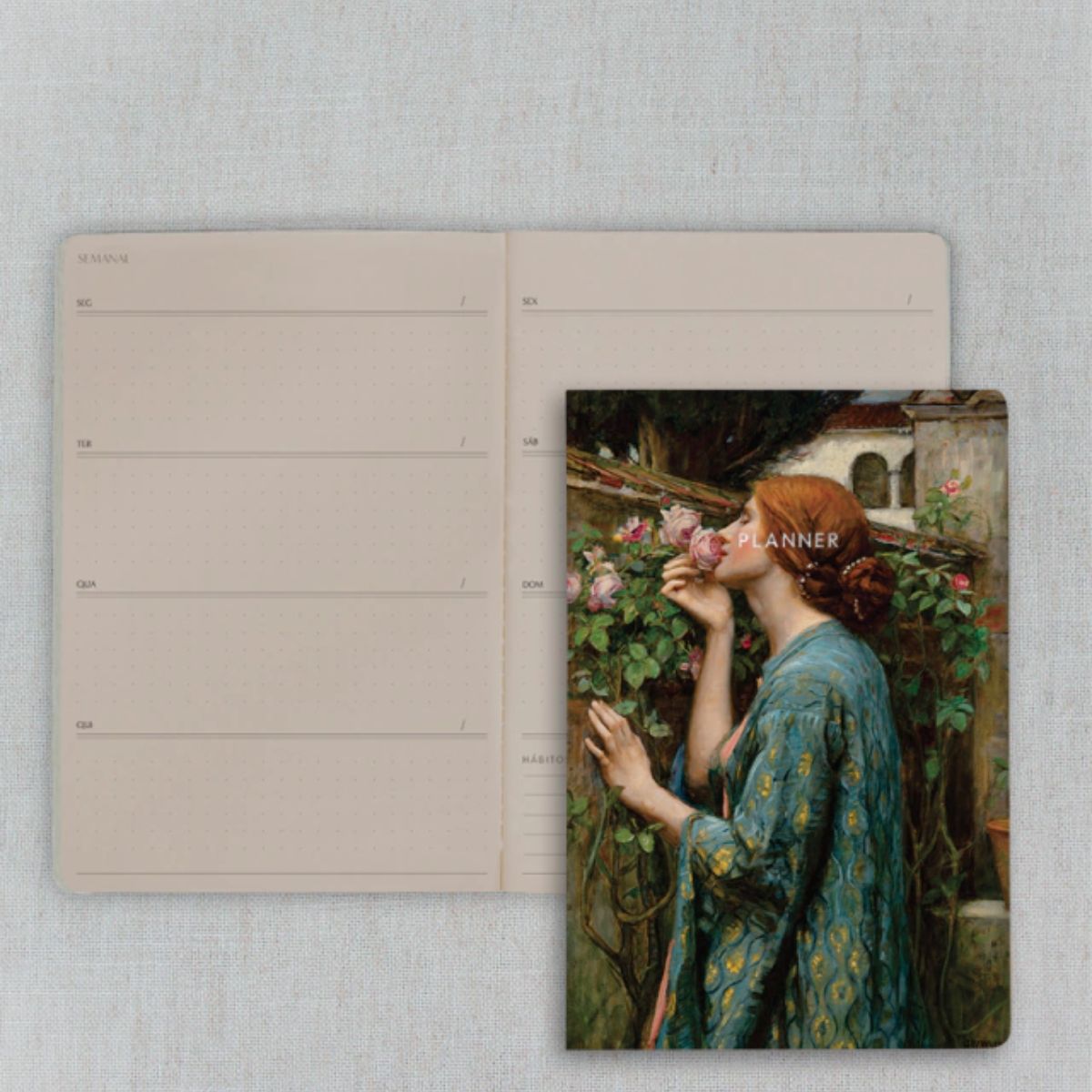 Planner Semanal Folk Books Pontilhado 20x13,5 Waterhouse