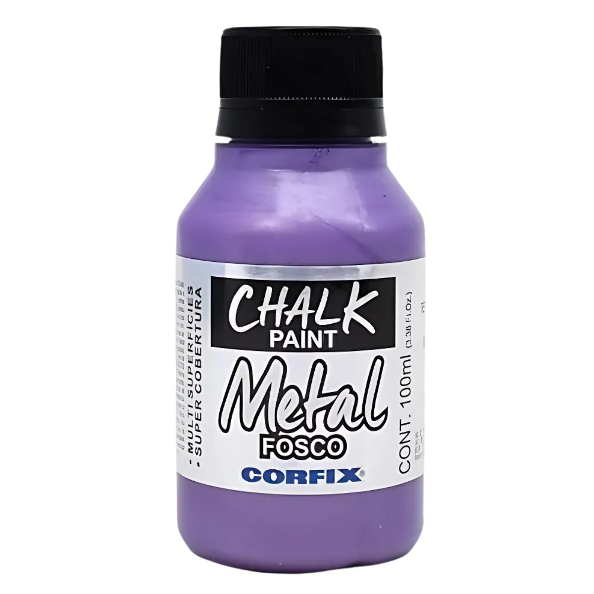 Tinta Chalk Paint Metálica Fosca Corfix 100ml - 23111