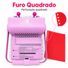Encadernadora Bindart Conjugada Modelo Cinch 2:1 Furo Quadrado ENC1 - Art & Montagem