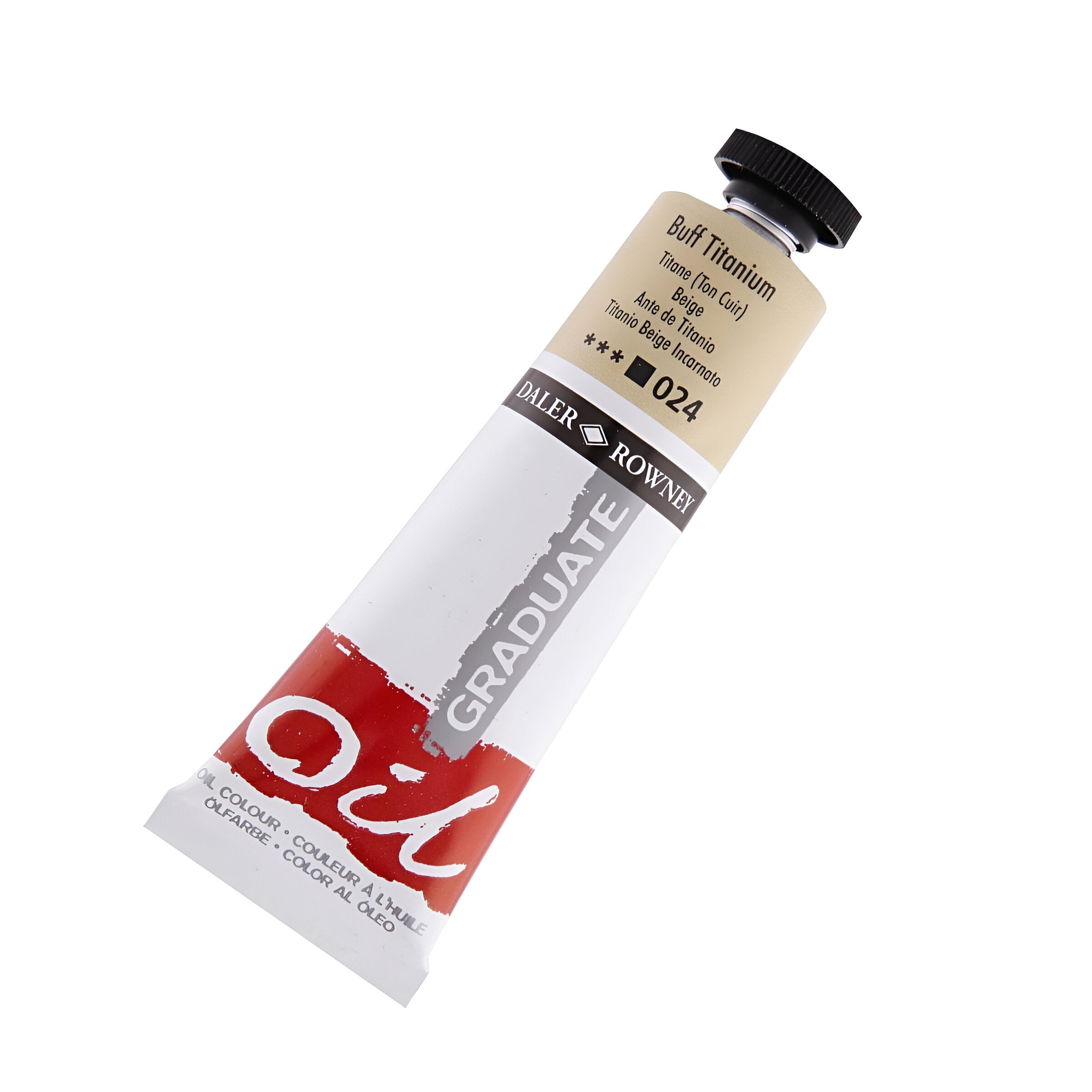 Tinta Oleo Graduate 38ml 024 - Titanio Buff
