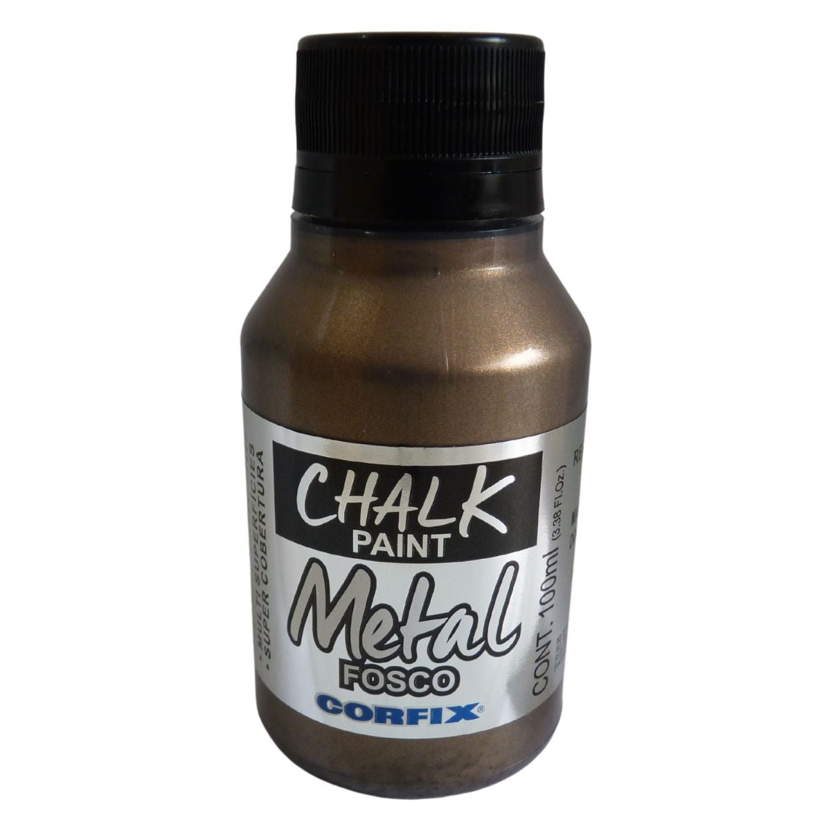 Tinta Chalk Paint Metálica Fosca Corfix 100ml - 23111