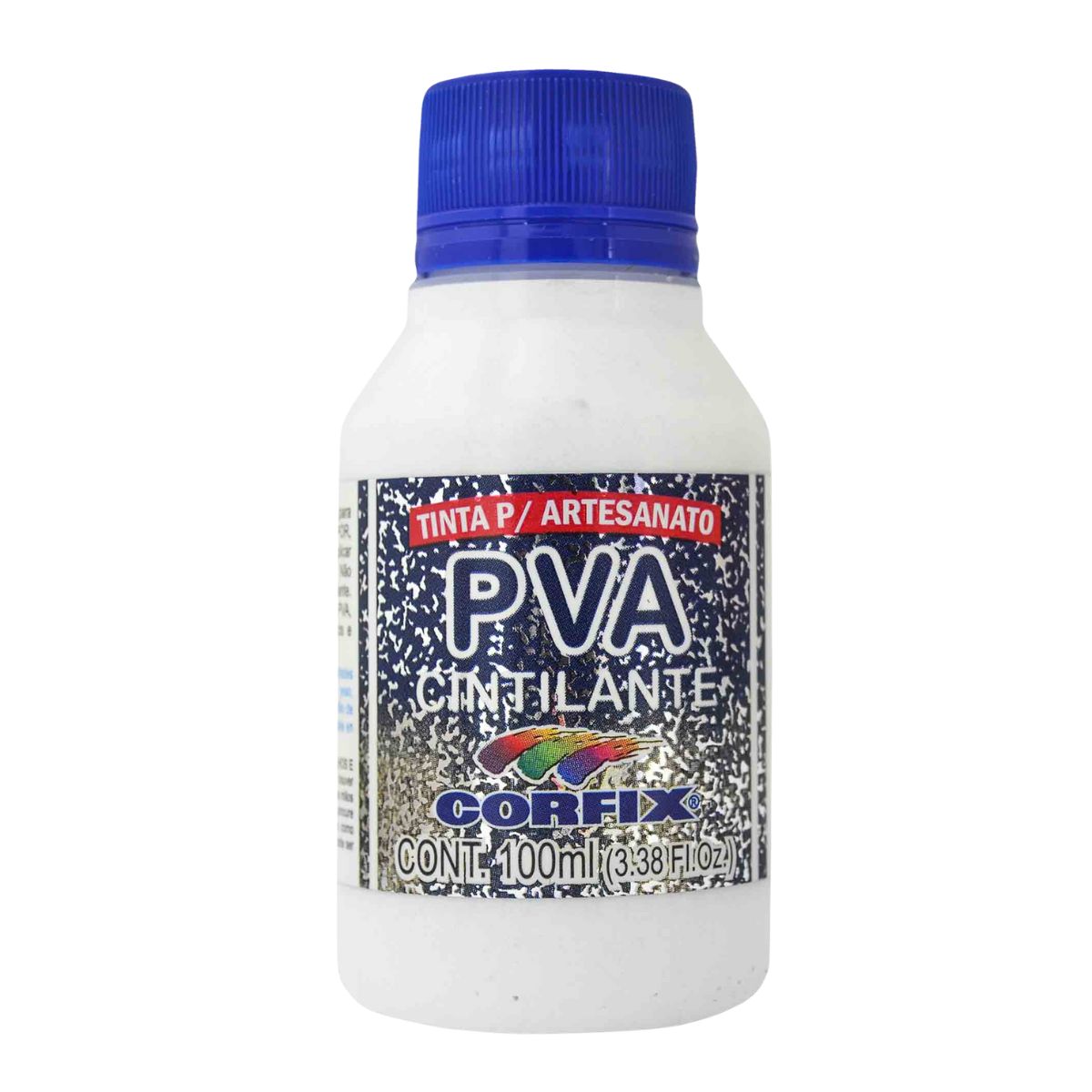 Tinta PVA Para Artesanato Corfix Cintilante 100ml - 16121