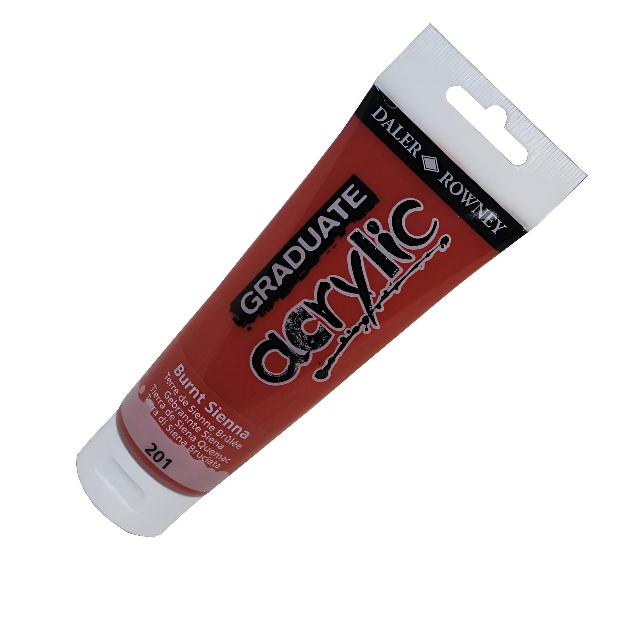 Tinta Acrílica Graduate 120ml Daler & Rowney - 201 Burnt Sienna