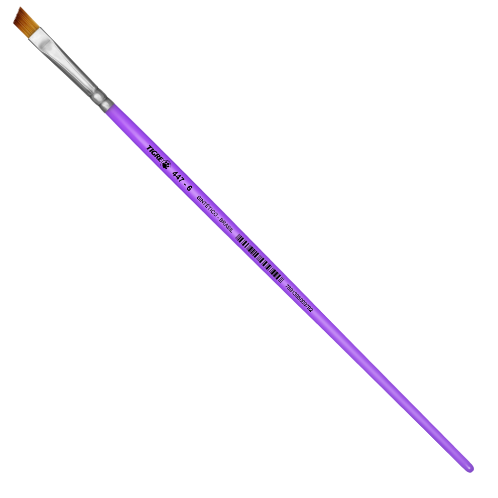 Pincel Chanfrado Tigre 447 Sintético