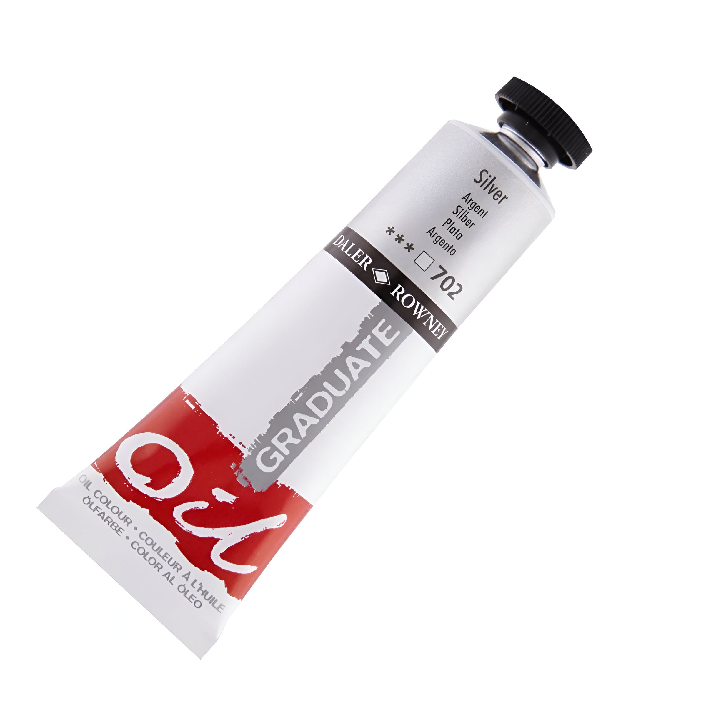 Tinta Oleo Graduate 38ml Metal 702 - Silver