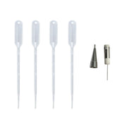 Kit 4 Pipetas + Ponta Metálica 0.5Mm + Desentupidor Corfix