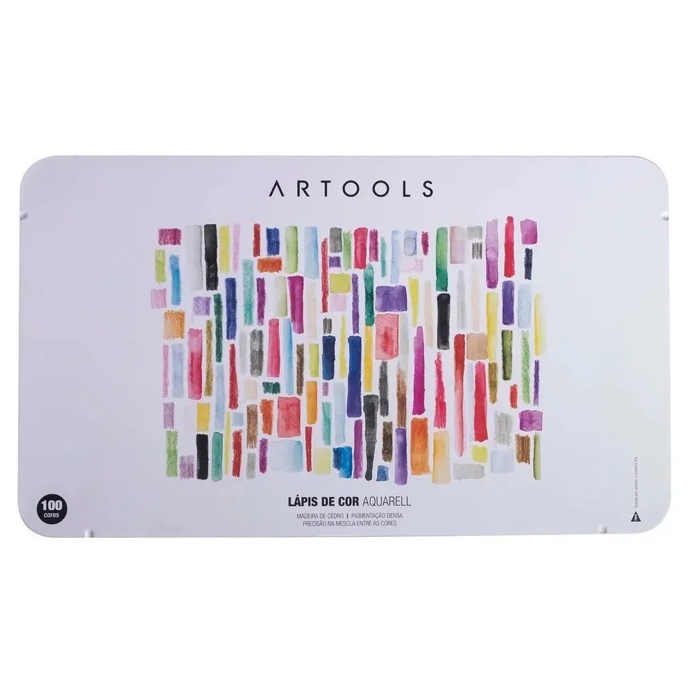 Lápis Cor Aquarelável 688862 100 Cores